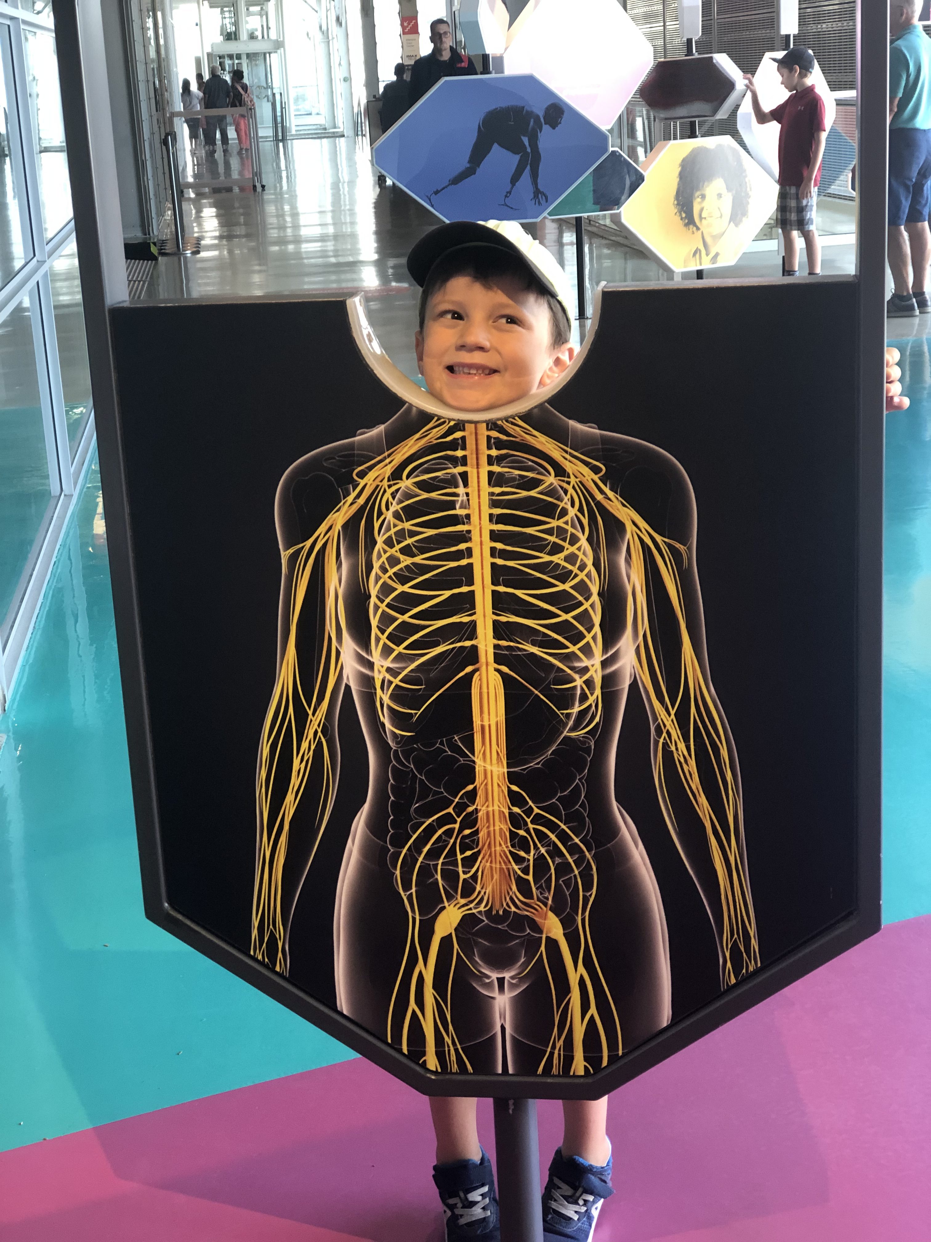 Musée des sciences de Montréal, rien de mieux pour un cours d'anatomie!